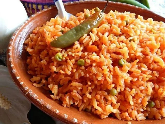 Arroz rojo mexicano