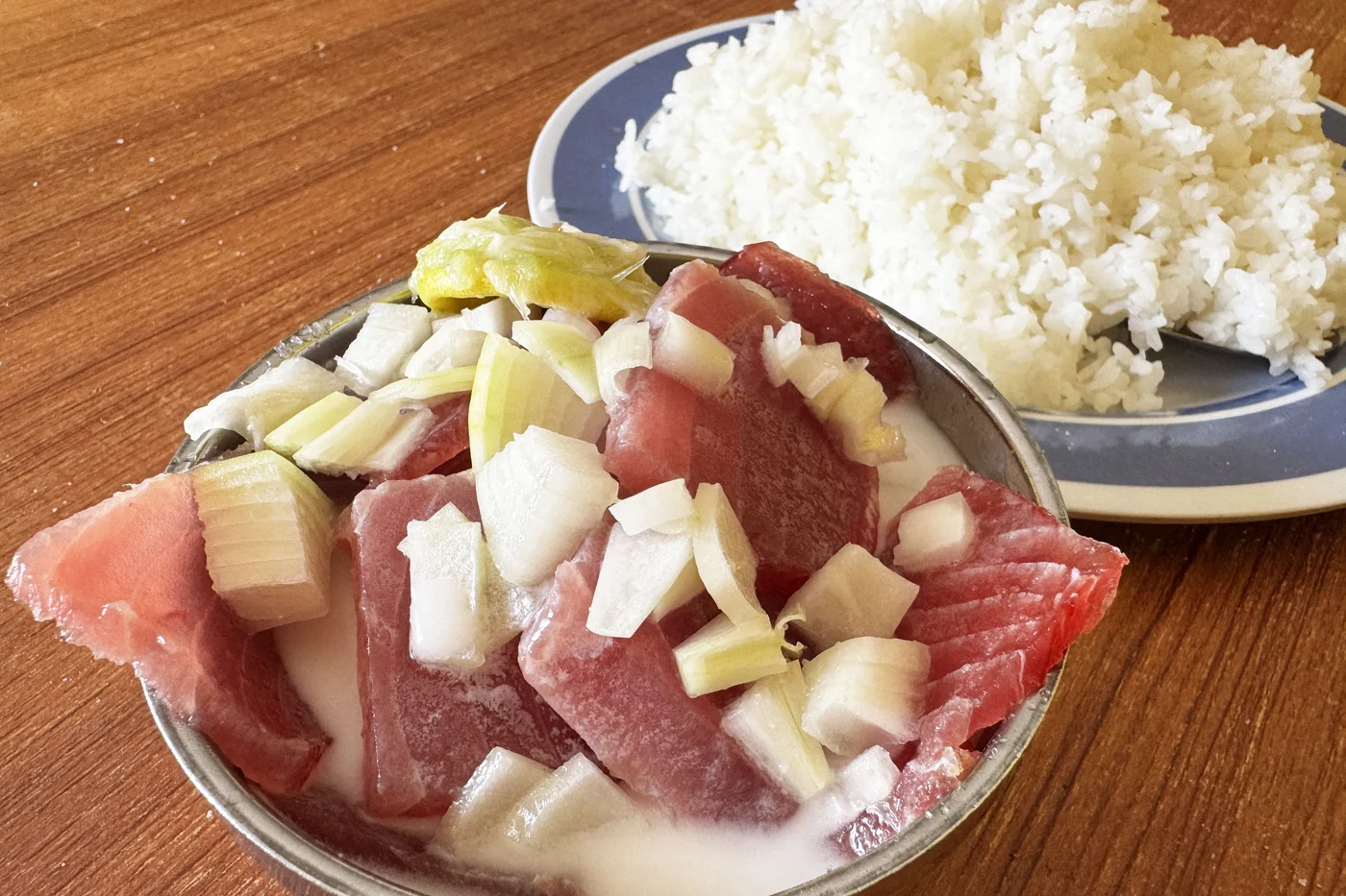 Pescado con coco de Nauru