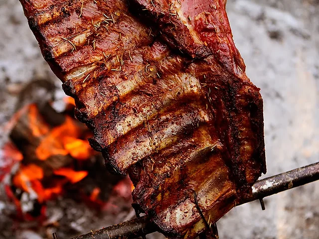 Costillar al asador