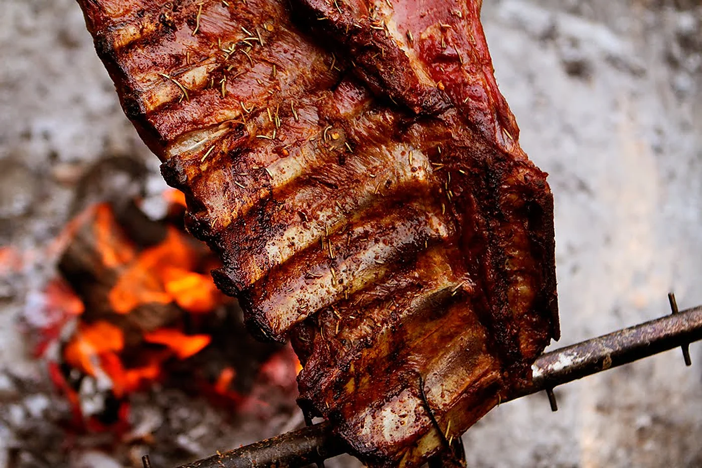 Costillar al asador