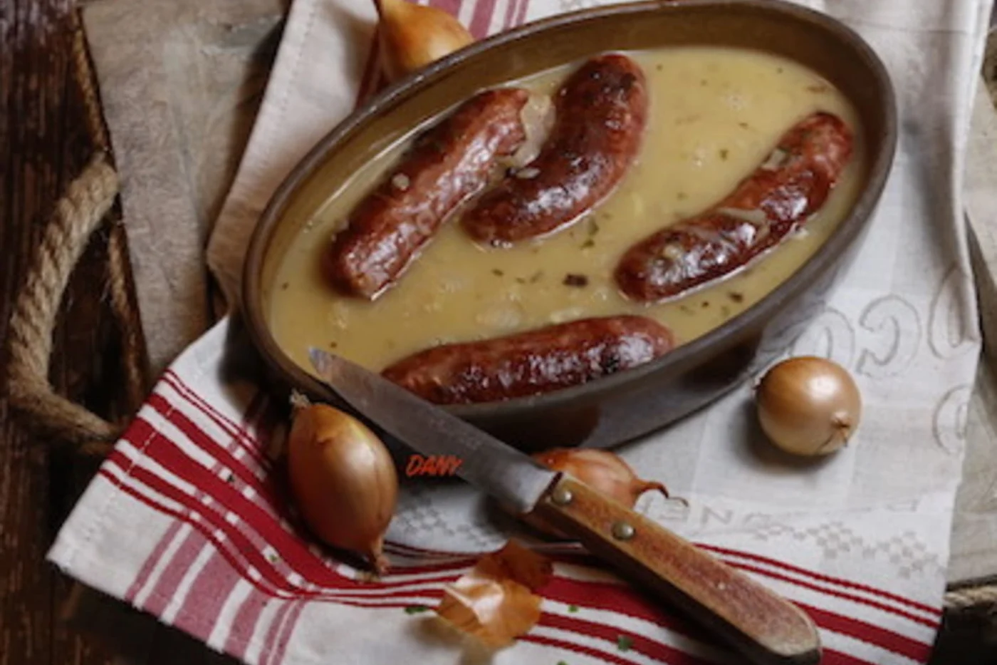 Diots au vin blanc
