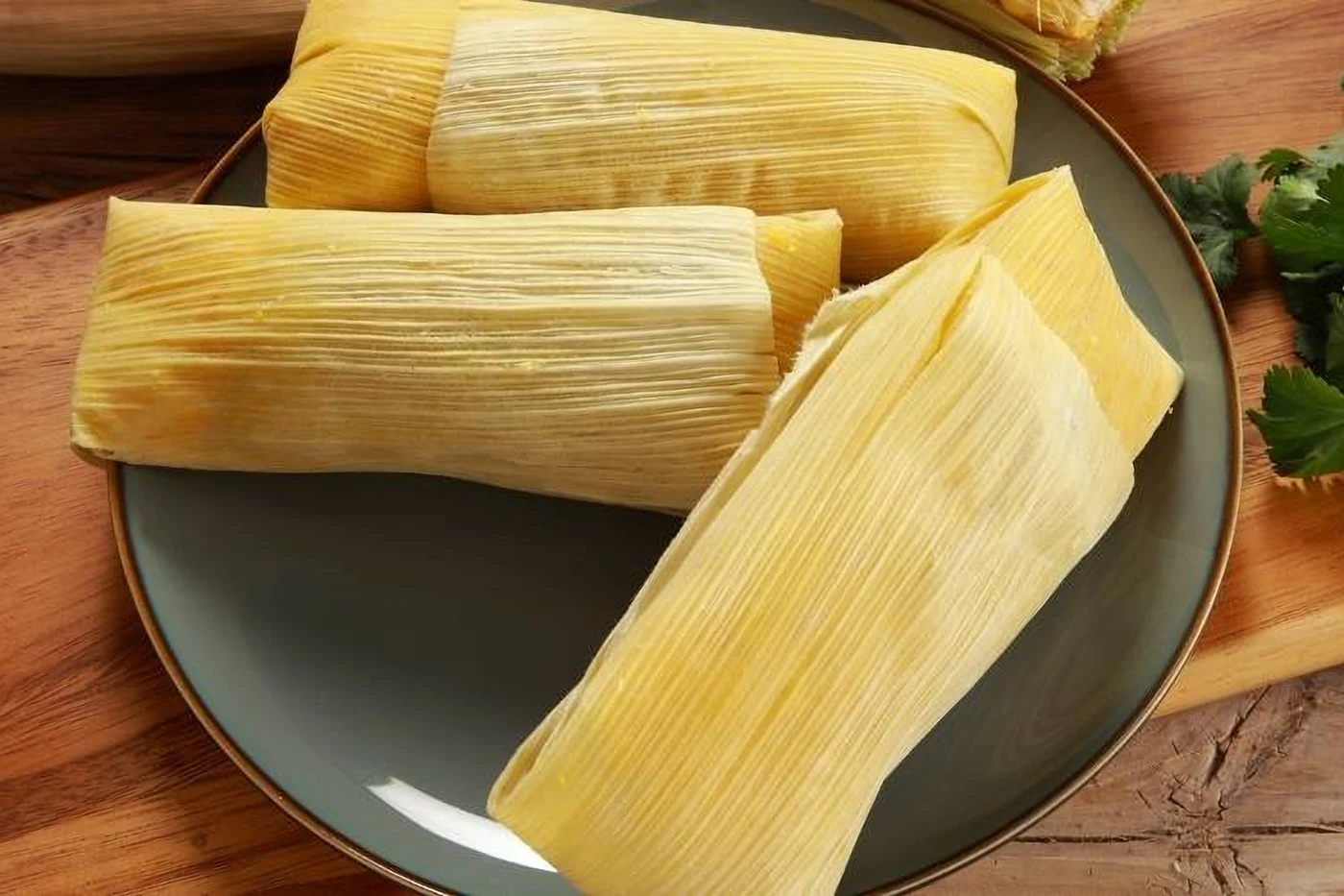 Humitas peruanas con queso al servir