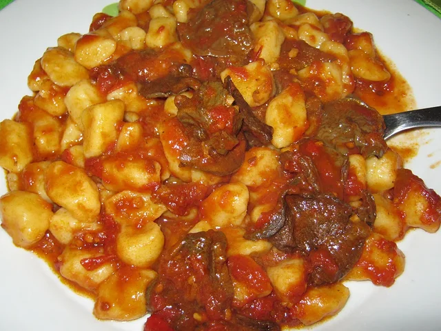 Ñoquis de papa con fileto