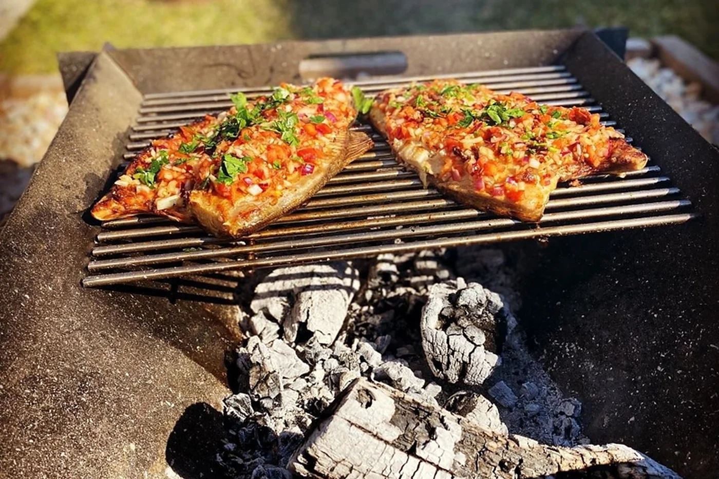 Pacú a la parrilla