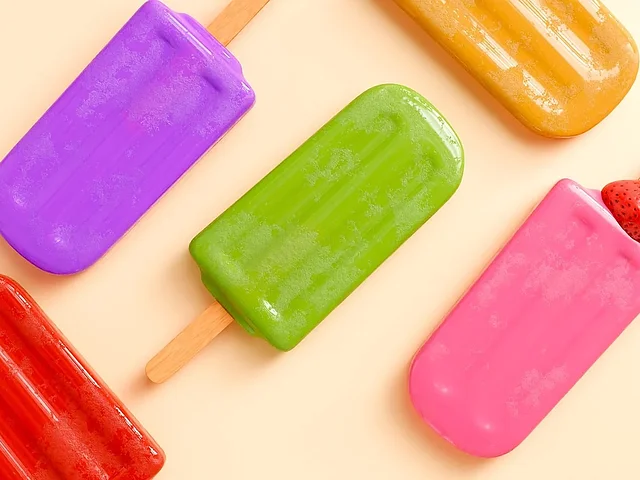 Paletas de agua de fruta