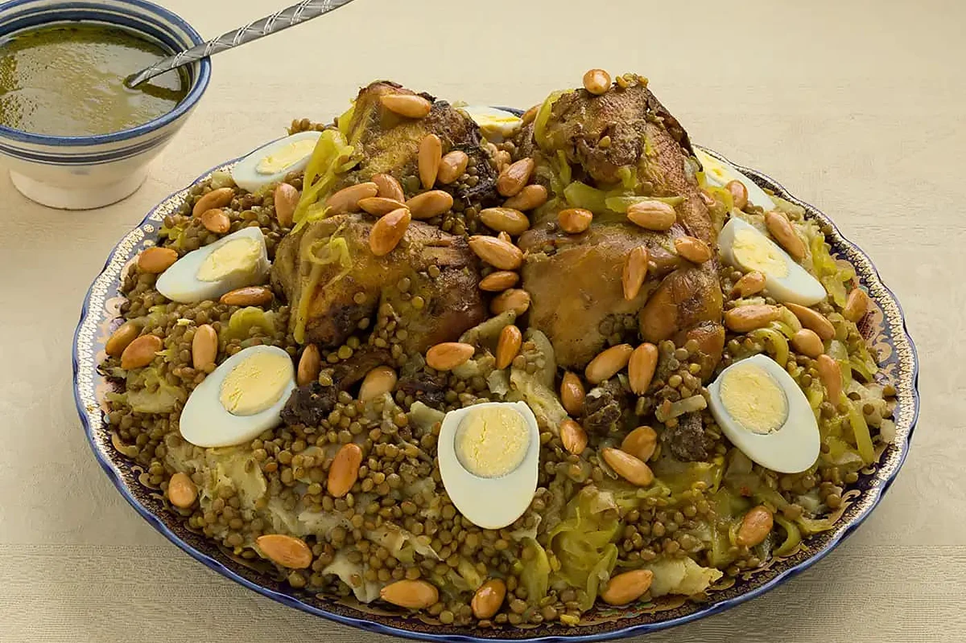 Rfissa con lentejas
