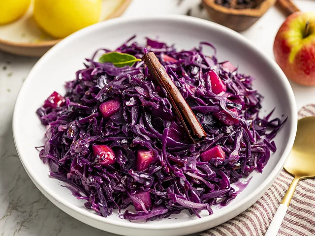 Blaukraut con manzana