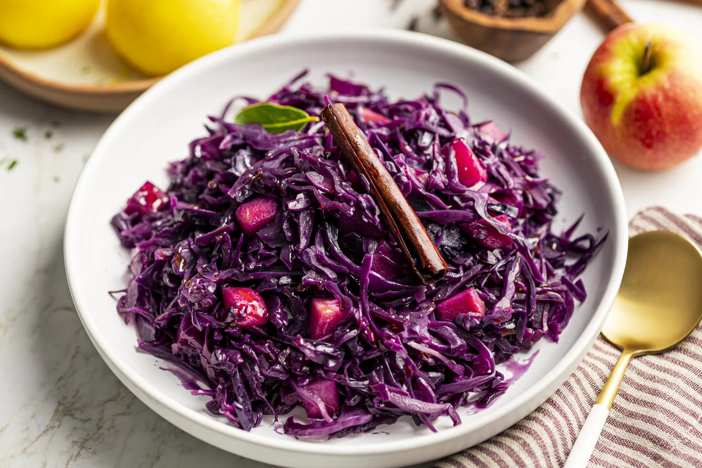 Blaukraut con manzana