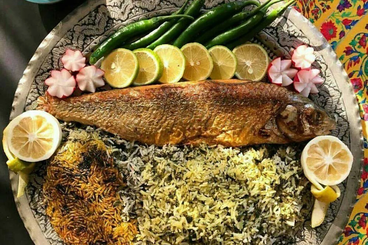 Sabzi polo ba mahi
