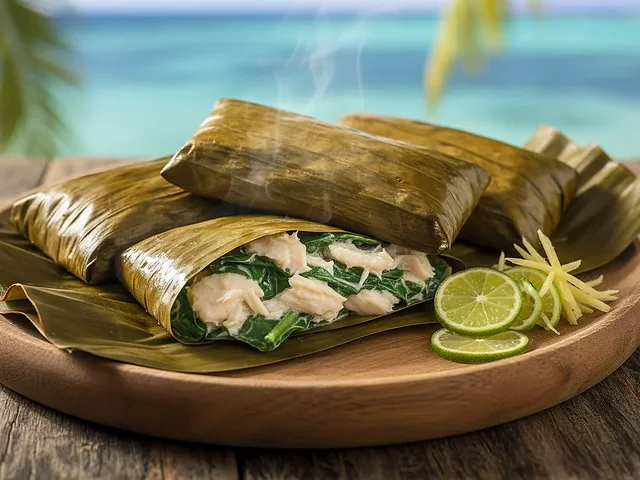 Pescado con taro de Pohnpei