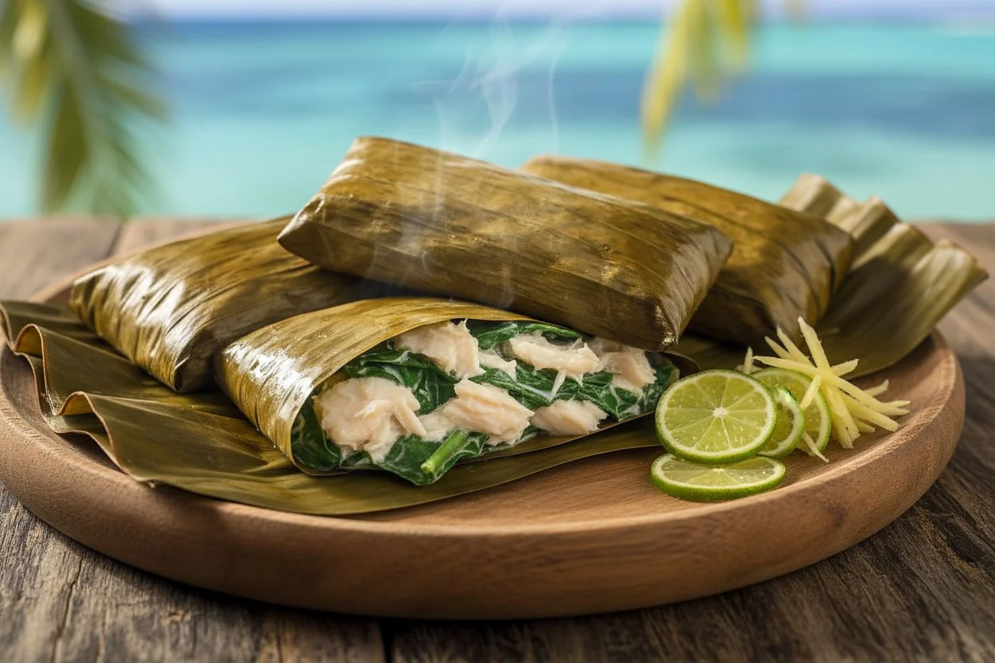 Pescado con taro de Pohnpei