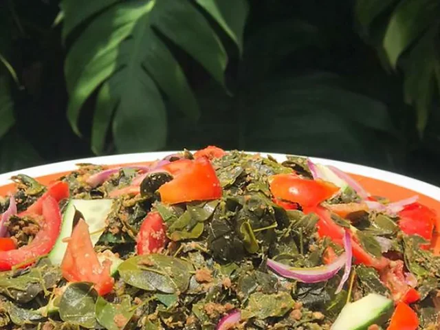 Ensalada de moringa