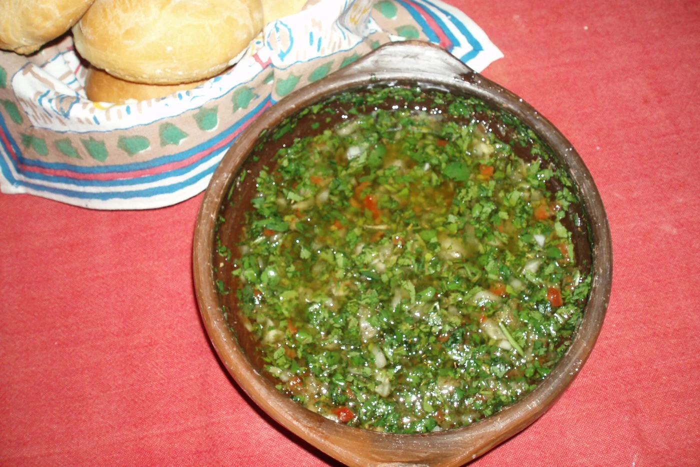 Salsa verde chilena