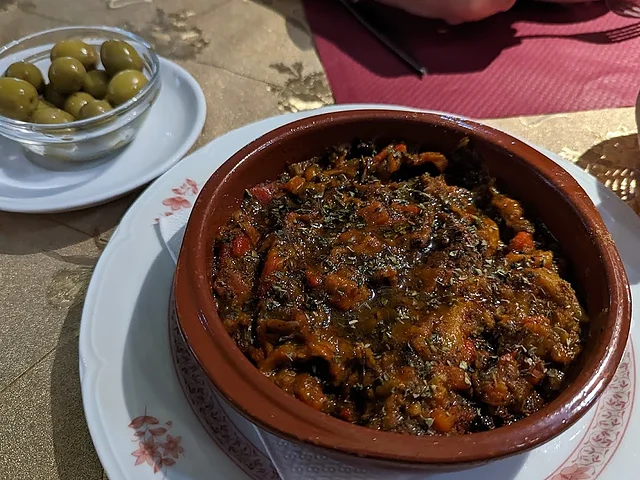 Tajín de berenjena