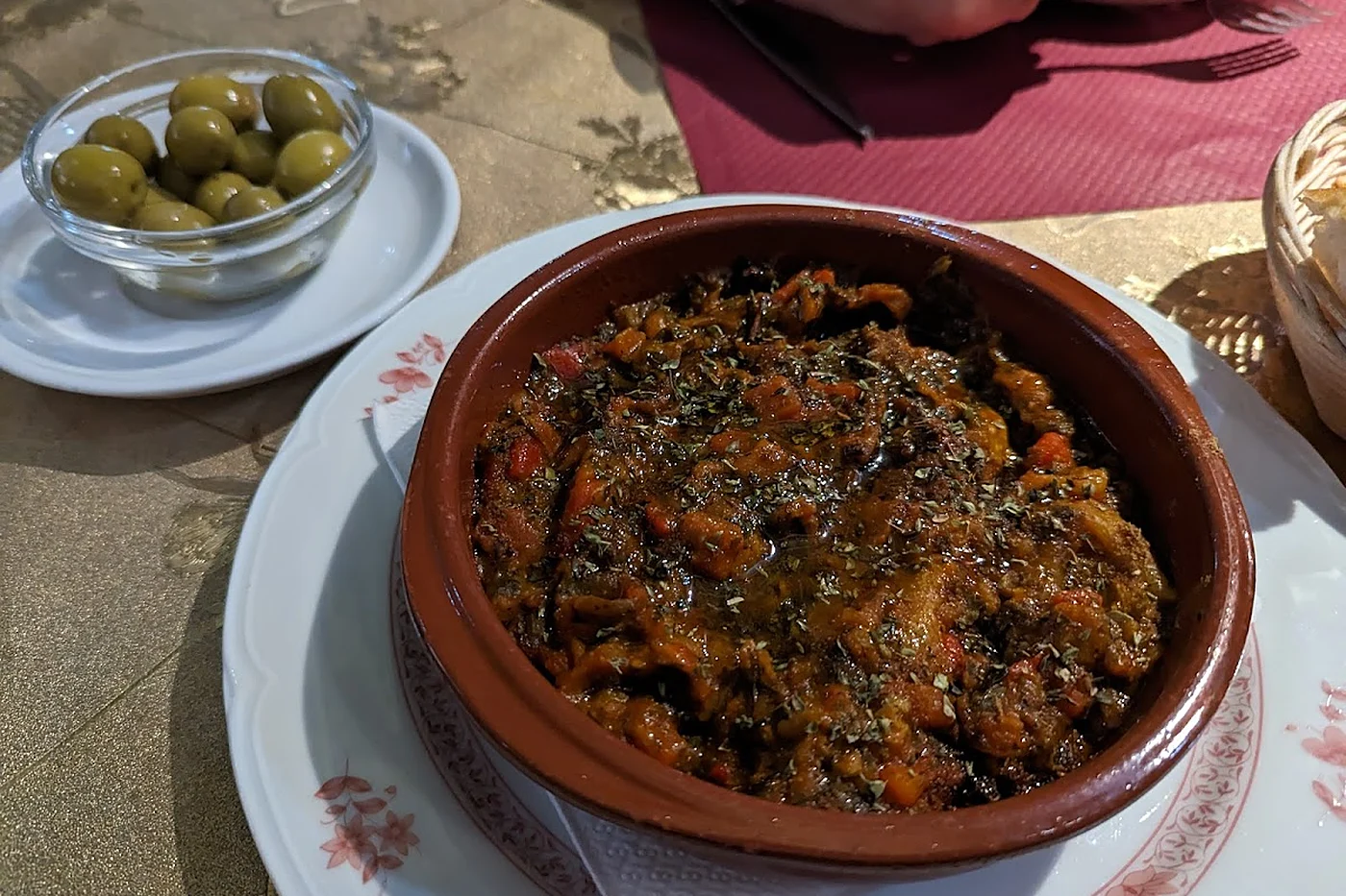 Tajín de berenjena