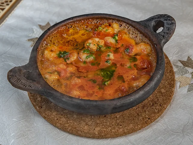 Tajín de camarones