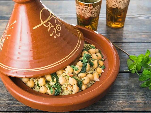 Tajín de garbanzos