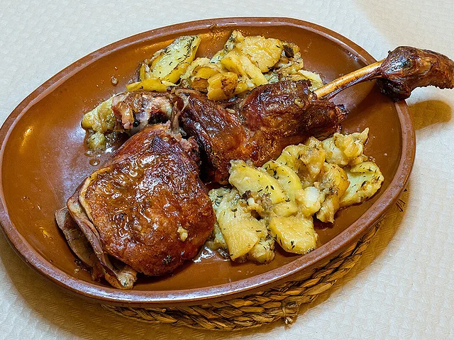Ternasco de Aragón asado
