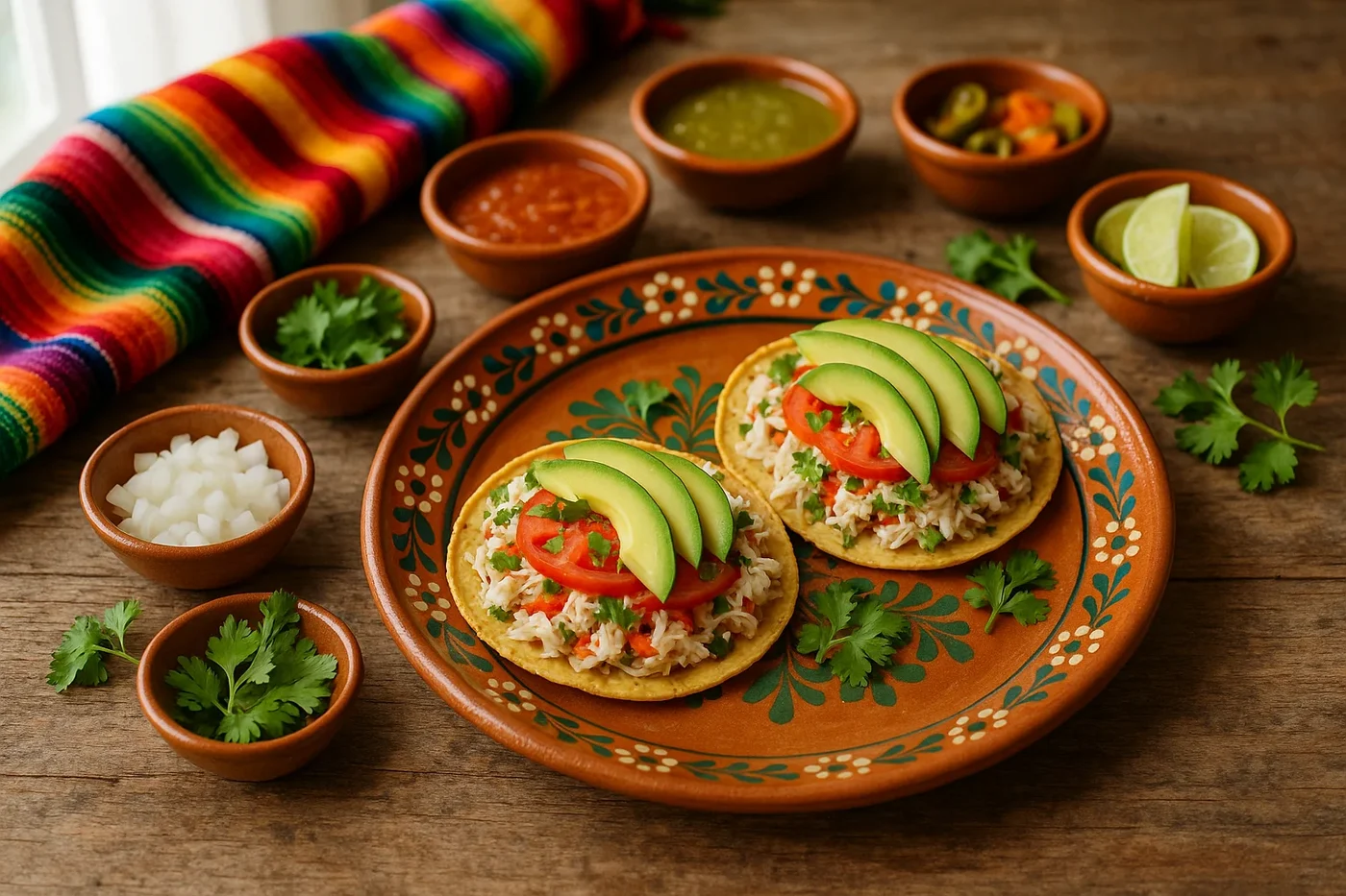 Tostadas de jaiba