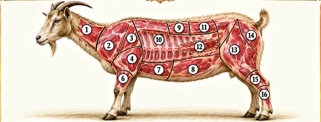Cortes de cabrito y cabra
