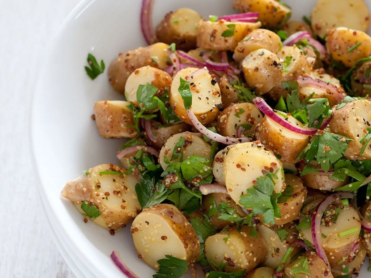Ensalada alemana de papas
