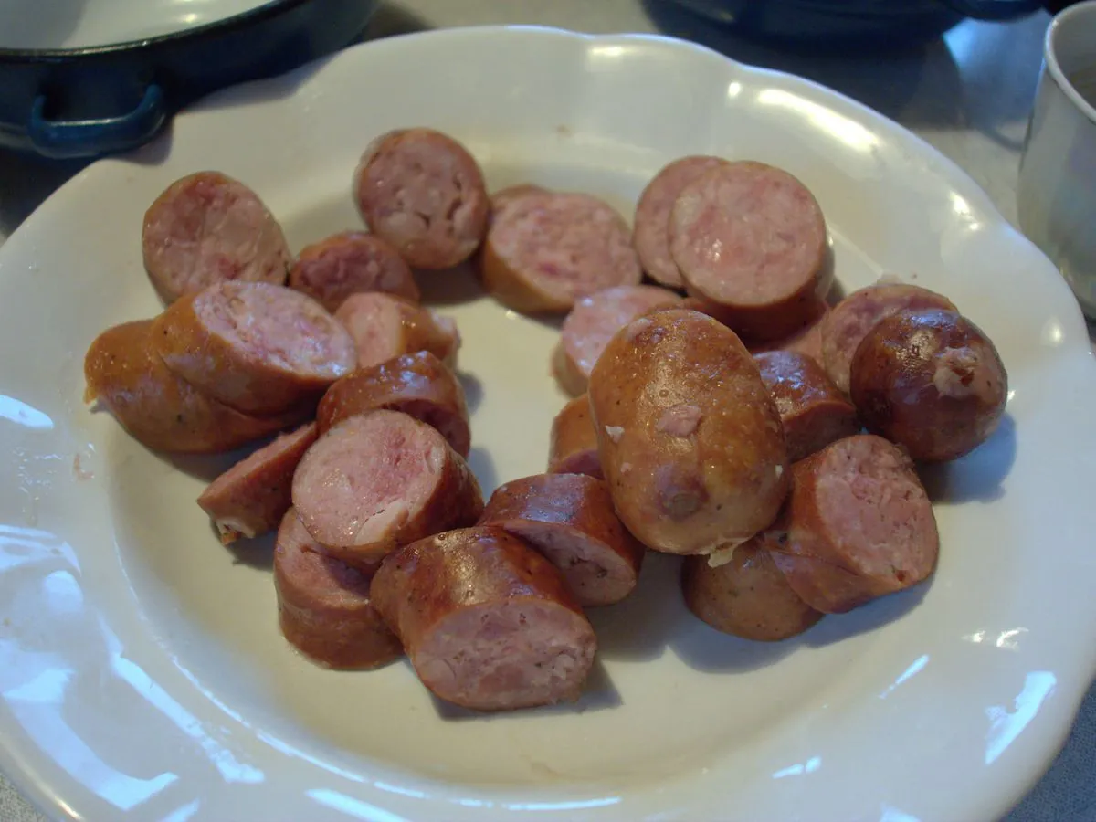 Kranjska klobasa con chucrut