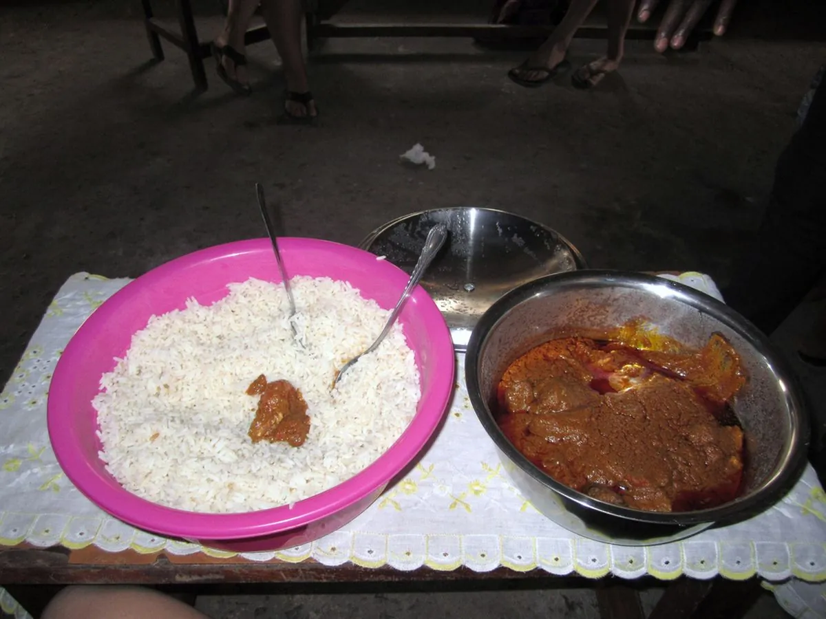 Palm butter soup