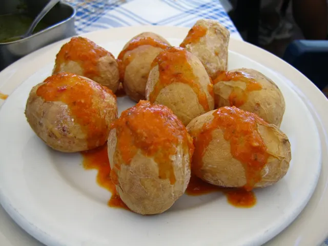 Papas arrugadas con mojo