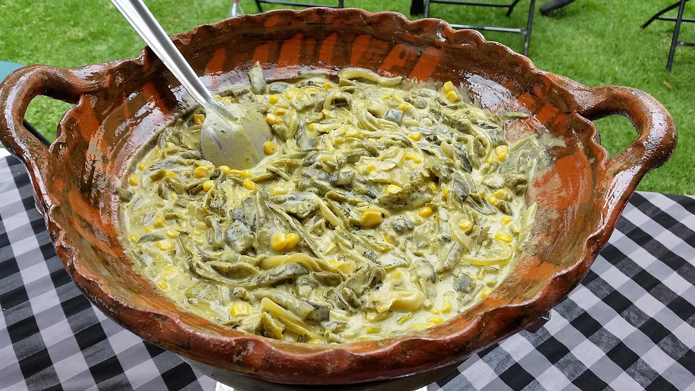 Rajas con crema
