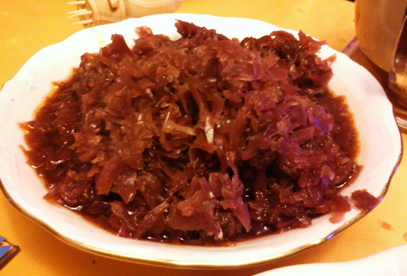 Rotkohl (repollo rojo braseado)