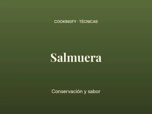 Salmuera