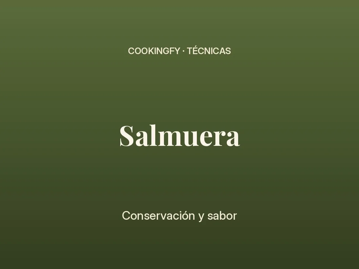 Salmuera